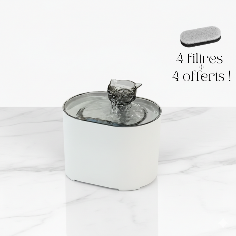 Fontaine à Eau Chat 2,2 L – USB & Filtres