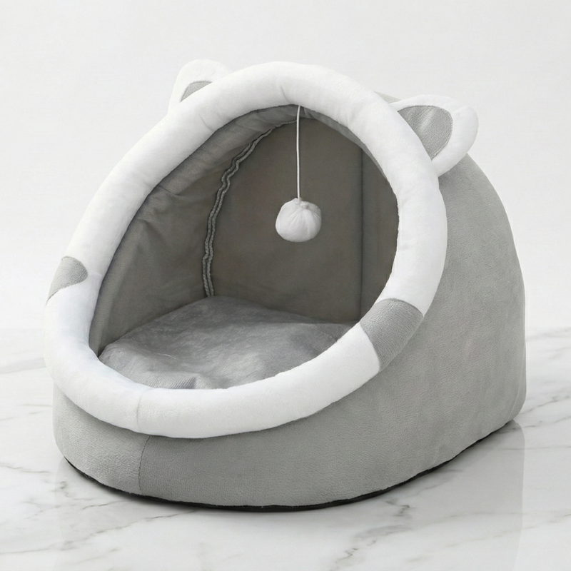 Caverne Chaude pour Chat – Nid Douillet & Confort