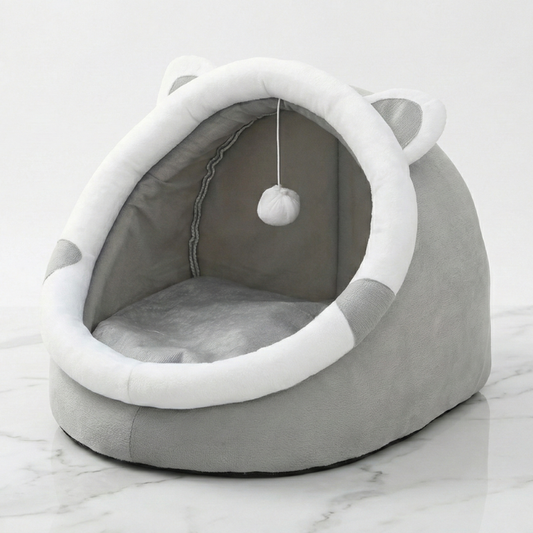 Caverne Chaude pour Chat – Nid Douillet & Confort