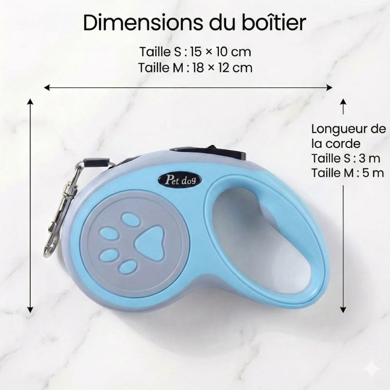 Ausziehbare Hundeleine – Strapazierfähiges Nylon & Kontrolle